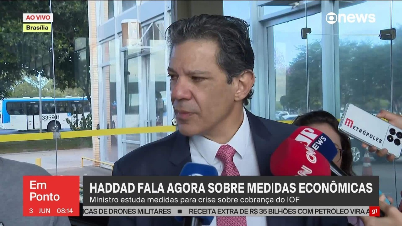 Haddad deve apresentar a Lula nesta terça pacote para substituir alta do IOF: 'Dá uma estabilidade duradoura para as contas', diz