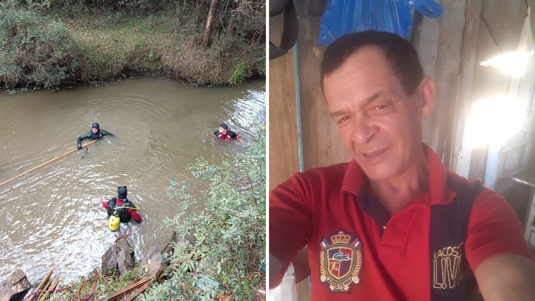 Filho é acusado de matar pai com facada nas costas, esquartejar corpo e jogá-lo em rio, no Paraná