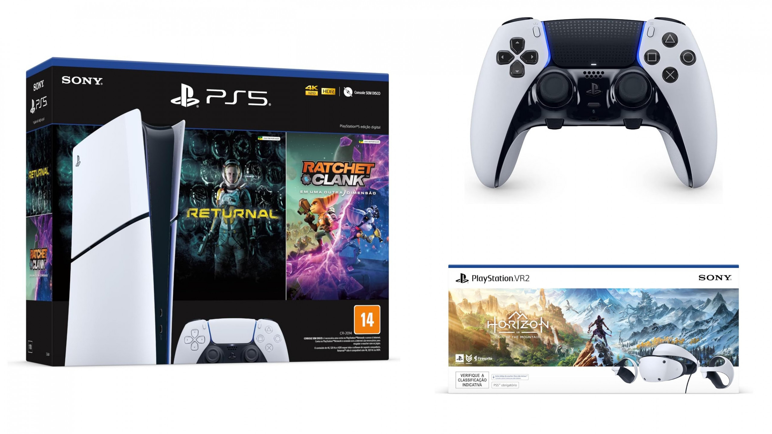 Ofertas do dia: consoles, games e acessórios PlayStation 5 com até 60% off!