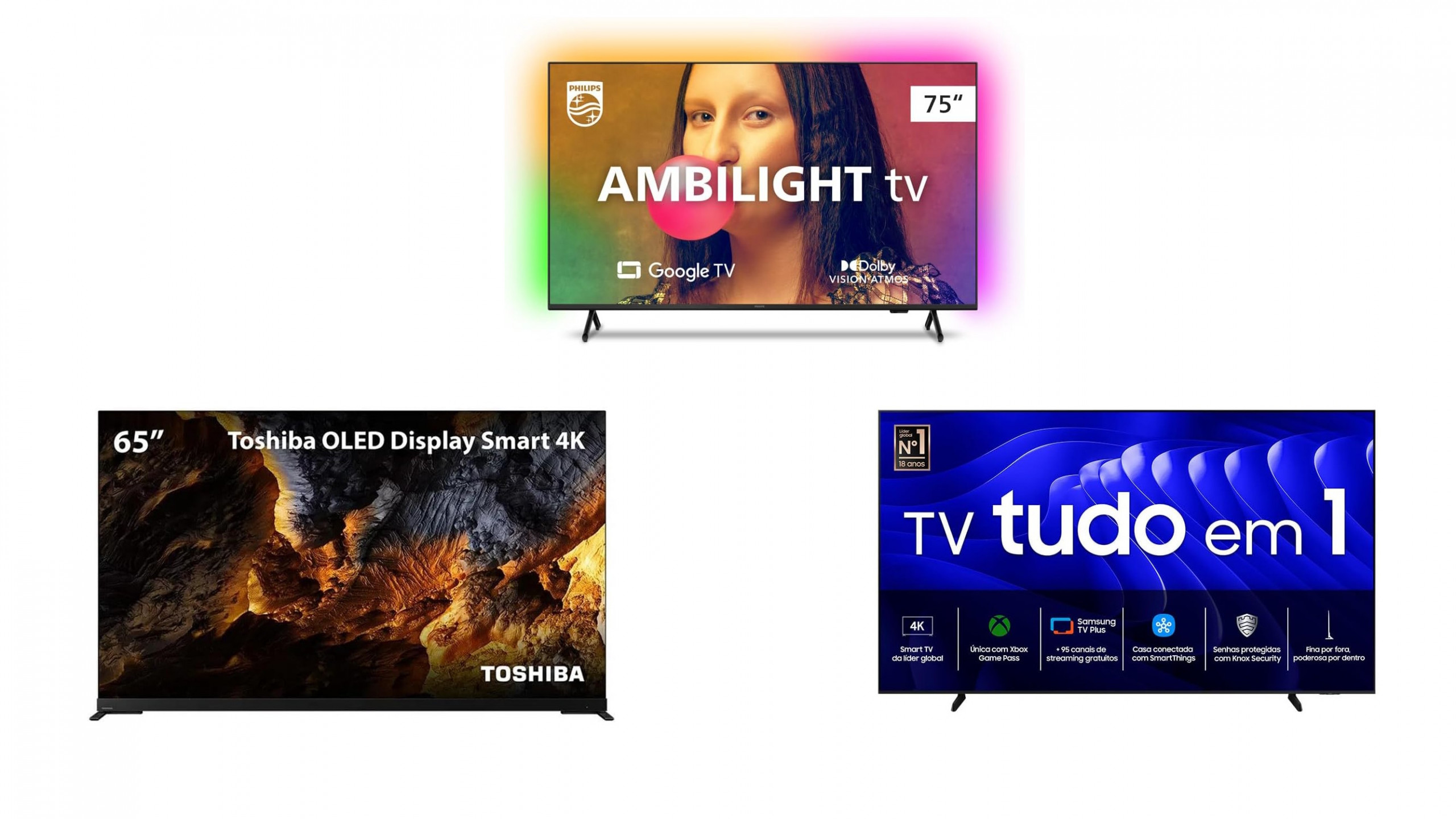Ofertas do dia: seleção especial de smart TVs com até 25% off!