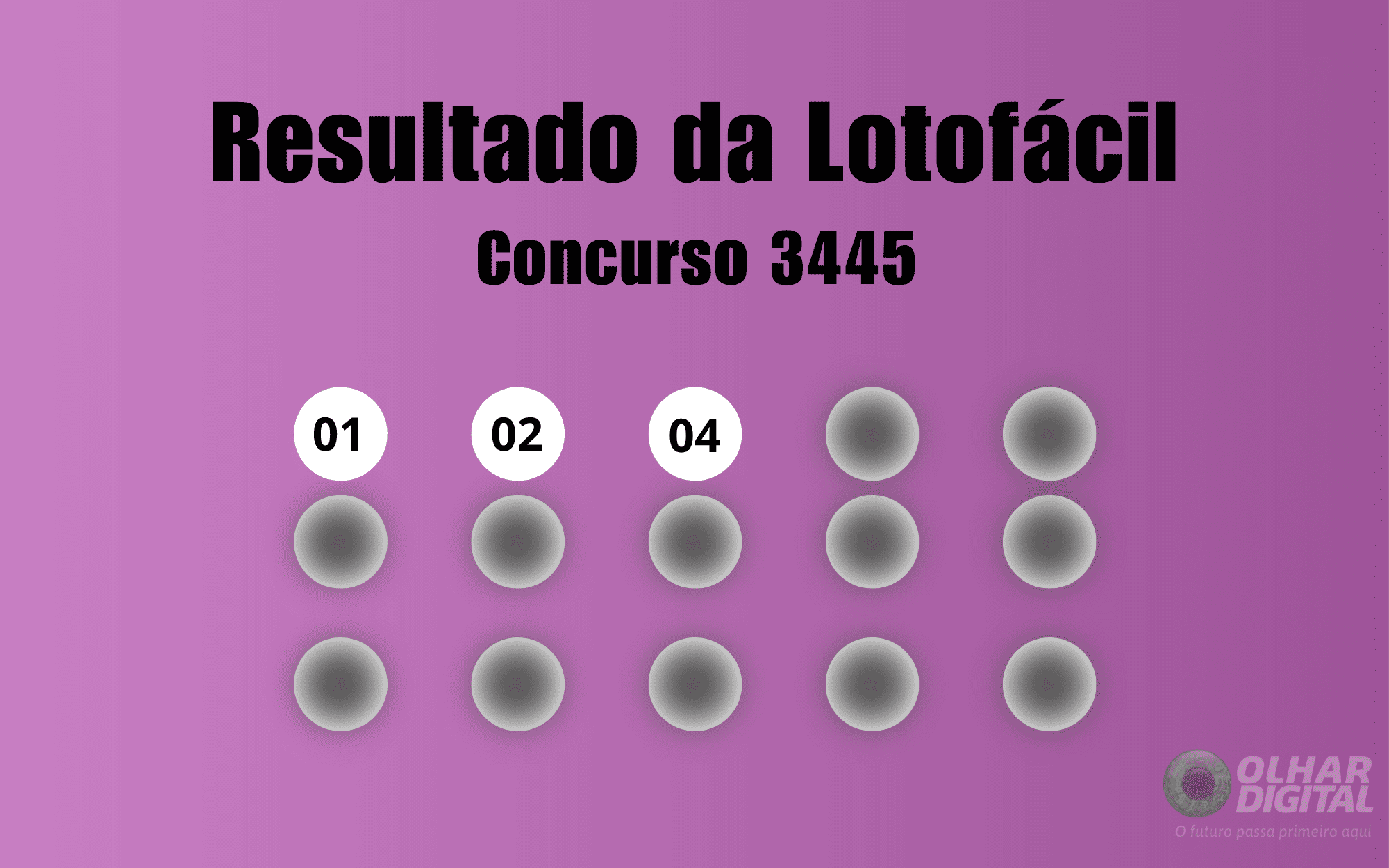 Lotofácil 3445: veja resultado de hoje, quinta-feira (17)