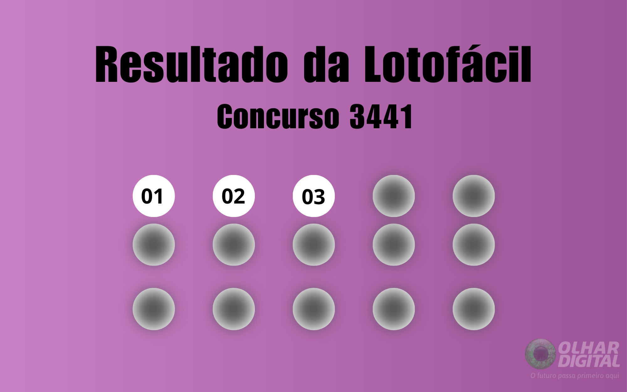 Lotofácil 3441: veja resultado de hoje, sábado (12)