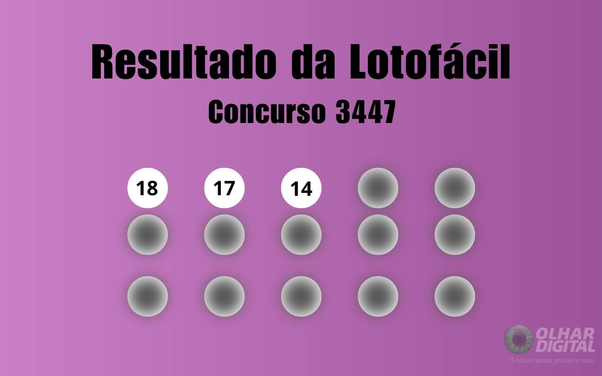 Lotofácil 3447: veja resultado de hoje, sábado (19)