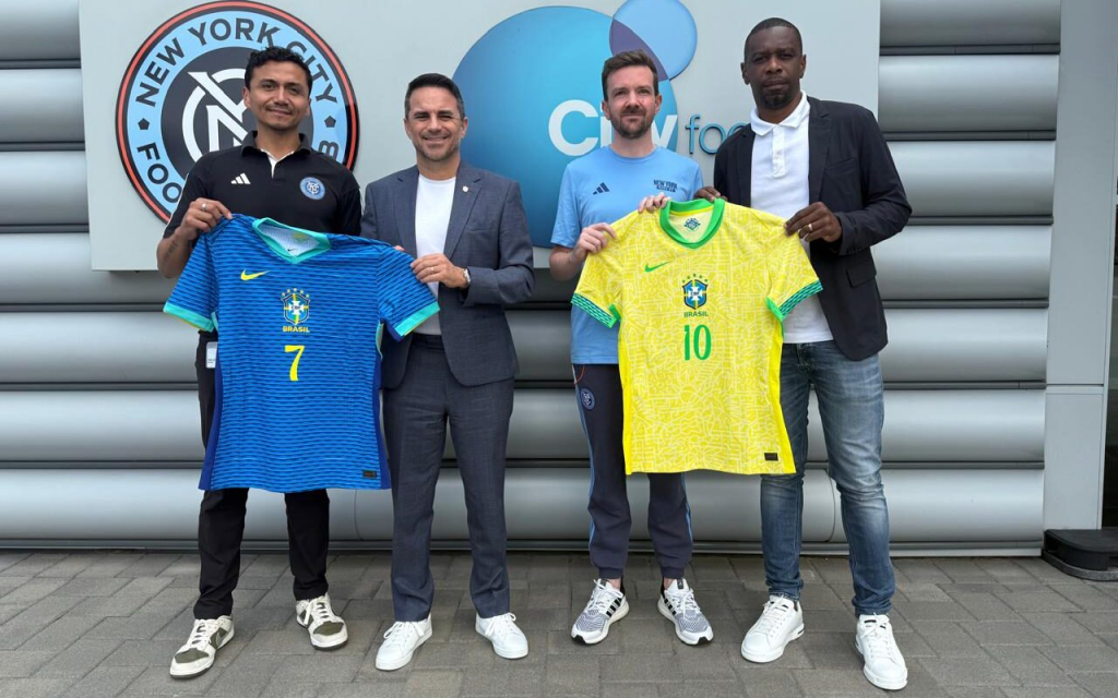 Seleção Brasileira: dirigentes da CBF visitam instalações do New York City